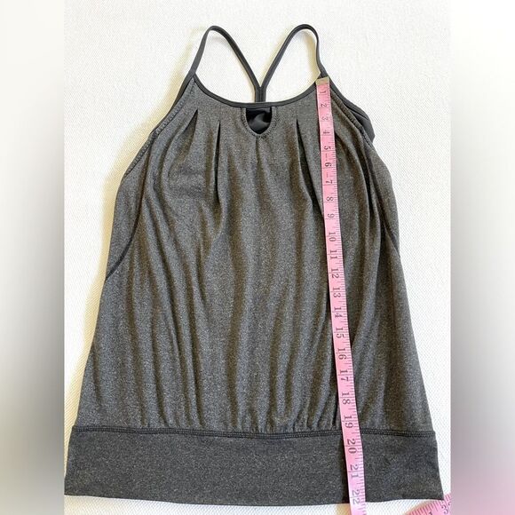 Lulelemon Athletica Women's Racerback Top Size 4 Black and Gray - Picture 7 of 11